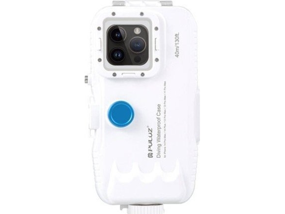 Puluz Wasserdichte Plastikhülle Für Iphone 15 Plus/15 Pro Max/14 Plus/14 Pro Max/13 Pro Max/12 Pro Max/11 Pro Max (Weiß)