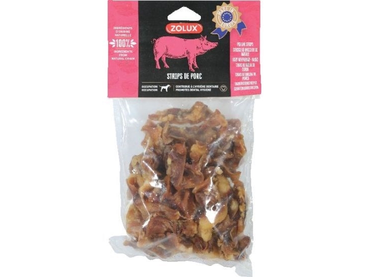 Zolux Schweinefleischstreifen - Hundeleckerli - 500G