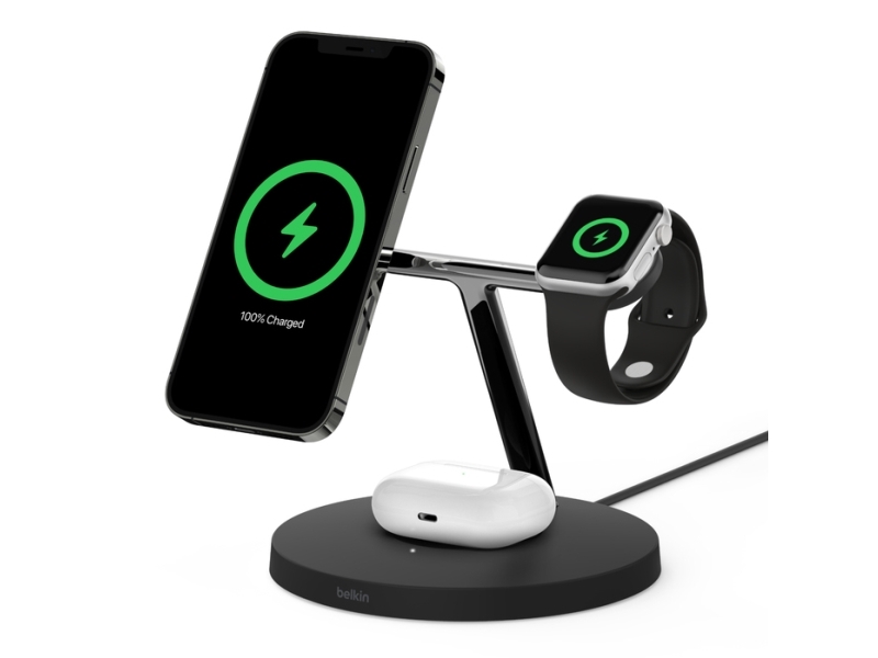 Belkin BoostCharge Pro - Trådlöst laddställ | Tele & GPS - Mobil tillbehör - Övriga tillbehör | GameStuff