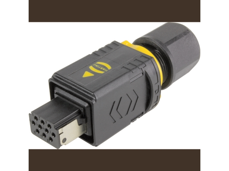 Harting 09 45 145 9011 Kabelstikforbindelse Samlet poltal: 10 1 stk