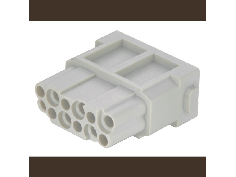 Harting Han Modul Dd 12-Polige (Gecrimpte) Buchse 250V 10A Han Modular 09140123102
