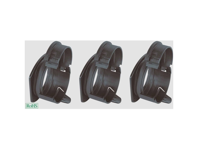 HELU 920361-20 Slangeholder Sort 20 stk