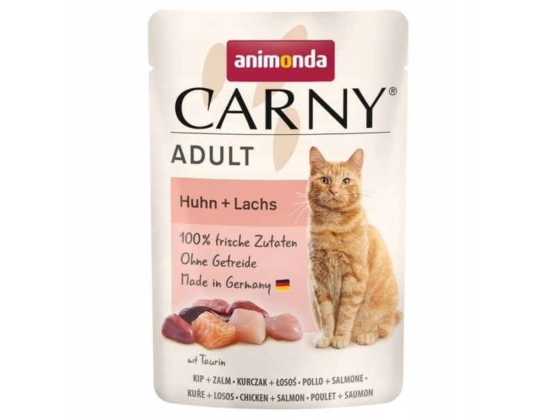Animonda Carny Adult Chicken And Salmon - Våd Kattefoder - 85G