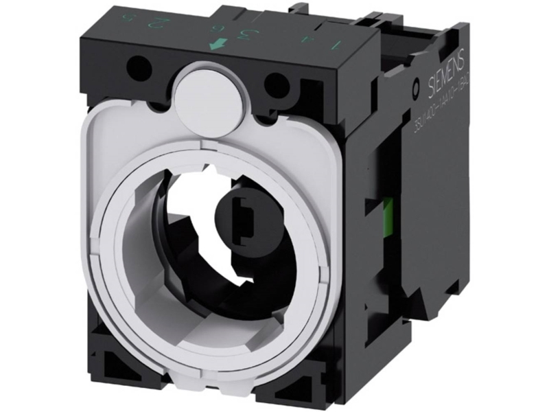 Siemens 3Su1501-1Ag40-1Ba0 Kontaktelement, Led-Element Med Adapter 1 X Sluttekontakt Grøn 24 V Dc/Ac 1 Stk