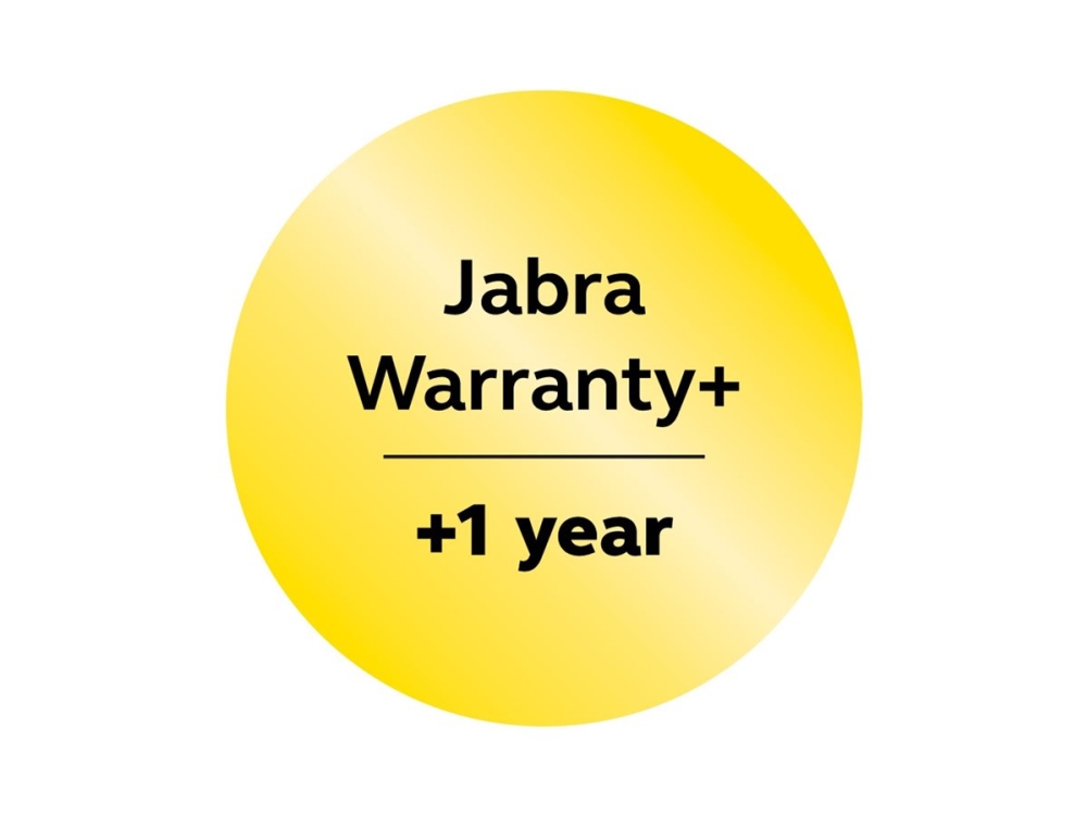 Jabra Warranty+ - Utökat serviceavtal - utökad garanti - 1 år (från ursprungligt inköpsdatum av utrustningen) - för PanaCast Control, Control UC | Datortillbehör - Service - förpackningar | GameStuff