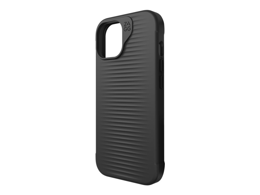 ZAGG Luxe - Bagsidecover til mobiltelefon - MagSafe-kompatibilitet - sort (klik) - for Apple iPhone 13, 14, 15