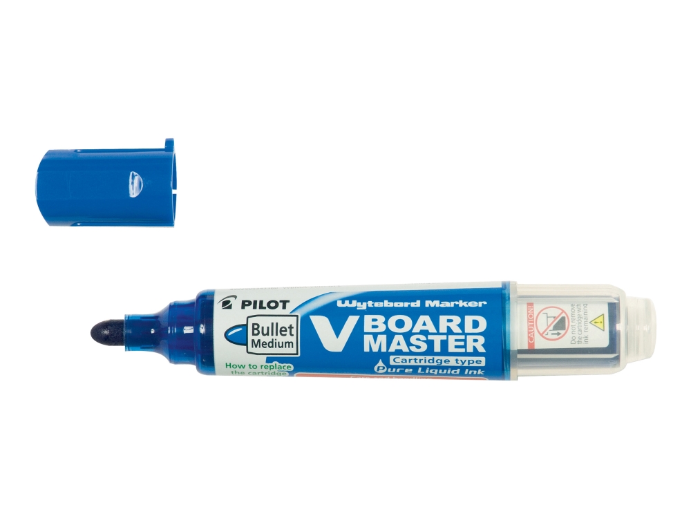 Whiteboardmarker, Pilot Begreen, Genopfyldelig, Rund, Blå, Pakke A 10 Stk