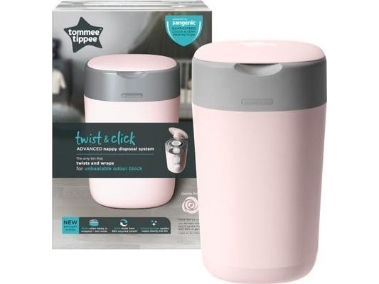 Tommee Tippee Sangenic Twist&Amp Click Blebeholder, Pink, 85100202