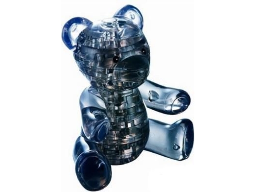 Hcm 103114 "Teddy" Crystal Puzzle (41-Piece, Black)