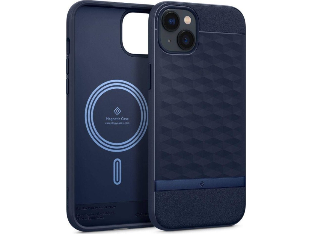 Spigen Caseology Parallax Mag Iphone 14 Plus / 15 Plus 6.7" Magsafe Navy Blue/Midnight Blue Acs04928