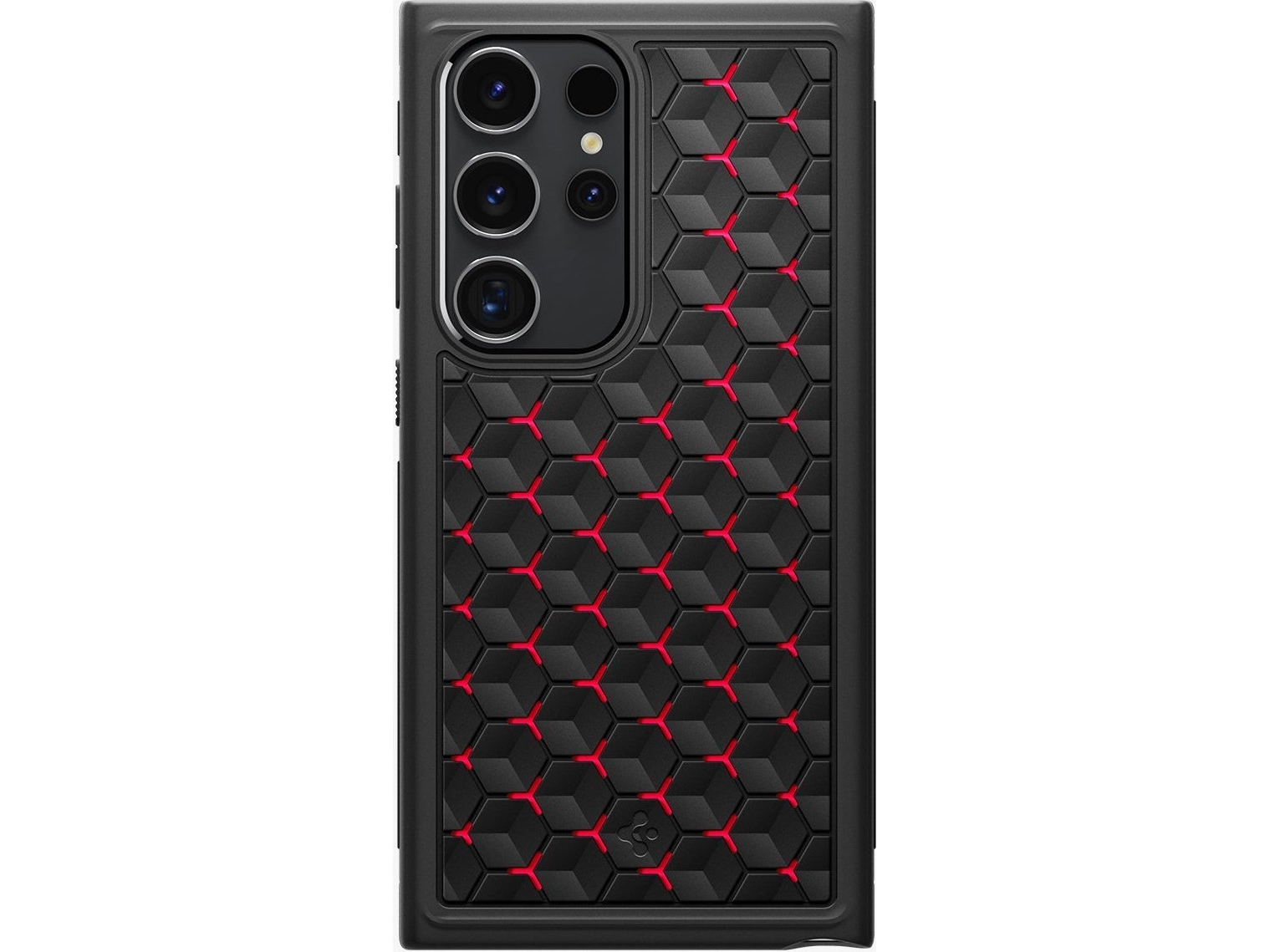 Spigen Cryo Armor Fodral För Samsung Galaxy S24 Ultra Svart Och Rött
