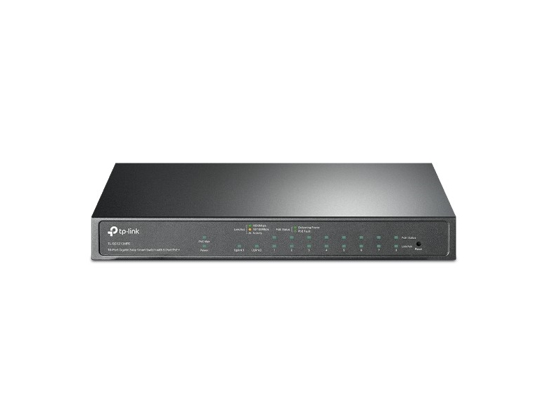 Tp Link | 10 Port Gigabit Easy Smart Switch Med 8 Porte Poe | Tl Sg1210mpe | Administreret Web | Desktop | Strømtype Ekstern | 60 Måneder