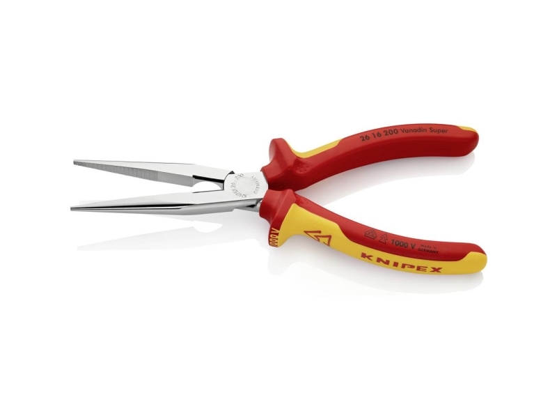 Knipex Spidstang Laus 26 16 200 Lige Spids Længde 200mm Klippekapacitet 2 2 3 2mm