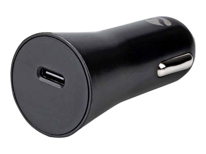 Nedis - Strømadapter Til Bil - 20 Watt - 3 A - Pd 3.0 (Usb-C) - På Kabel: Lightning - Sort