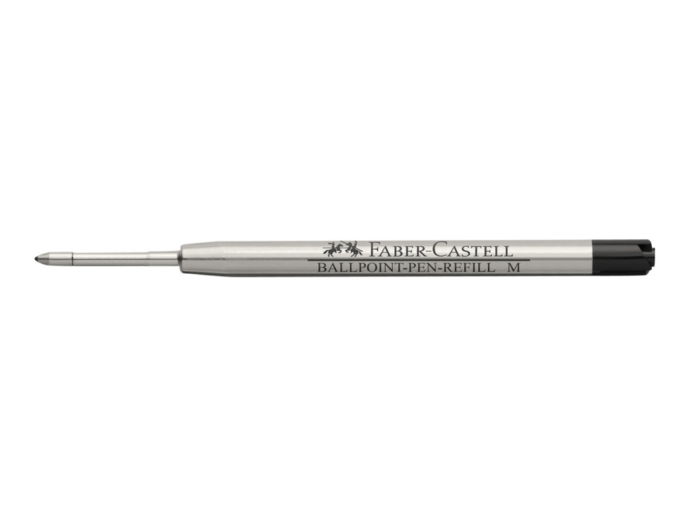 Faber-Castell 148740, Musta, Keskikokoinen, Metallinen, Metalli, Muovi, Kuulakärkikynä, 1 kpl