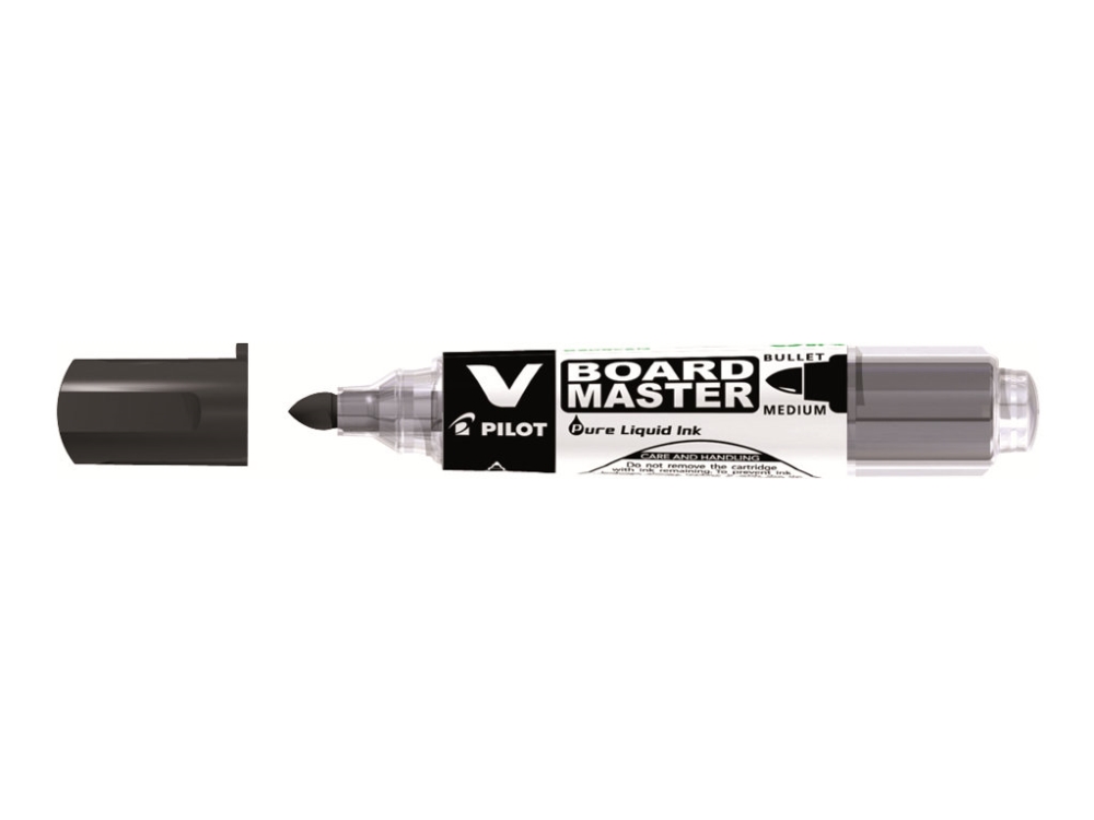 Pilot V Board Master Begreen - Markør - for whiteboard - sort - 2.3 mm - medium