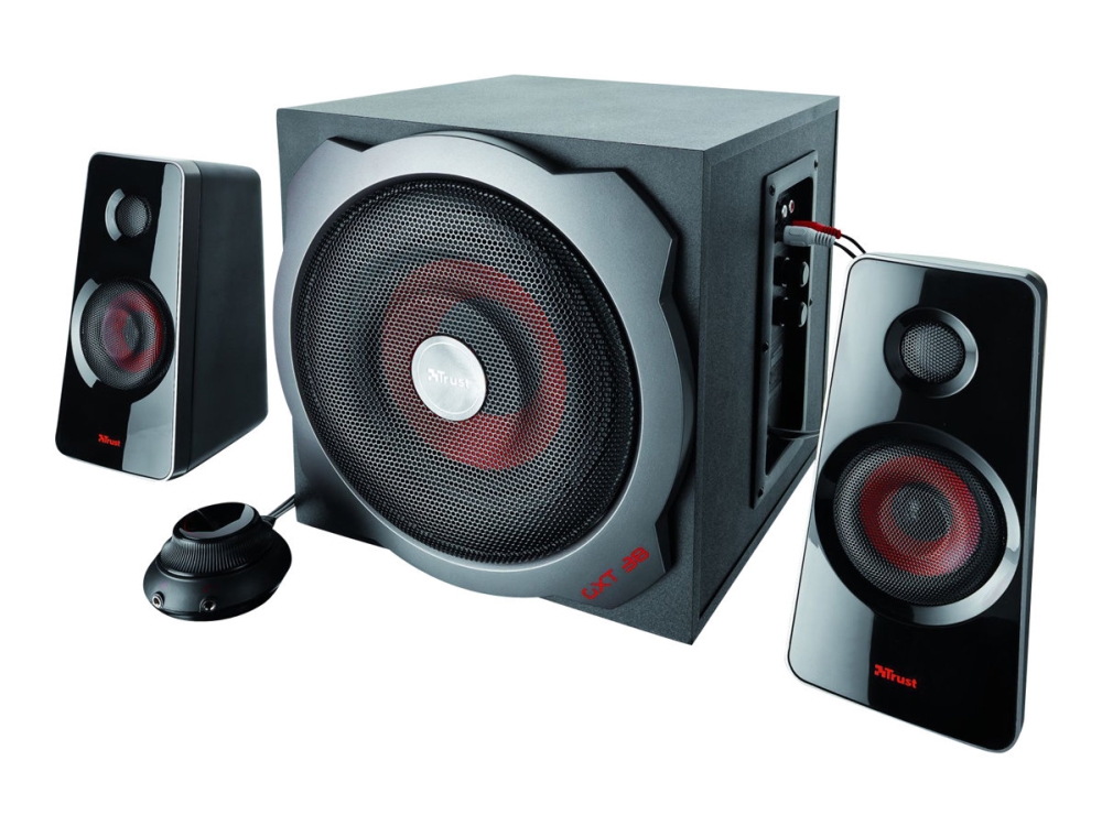 Trust Gxt 38 - Højttalersystem - Til Pc - 2.1-Kanal - 60 Watt (Total)