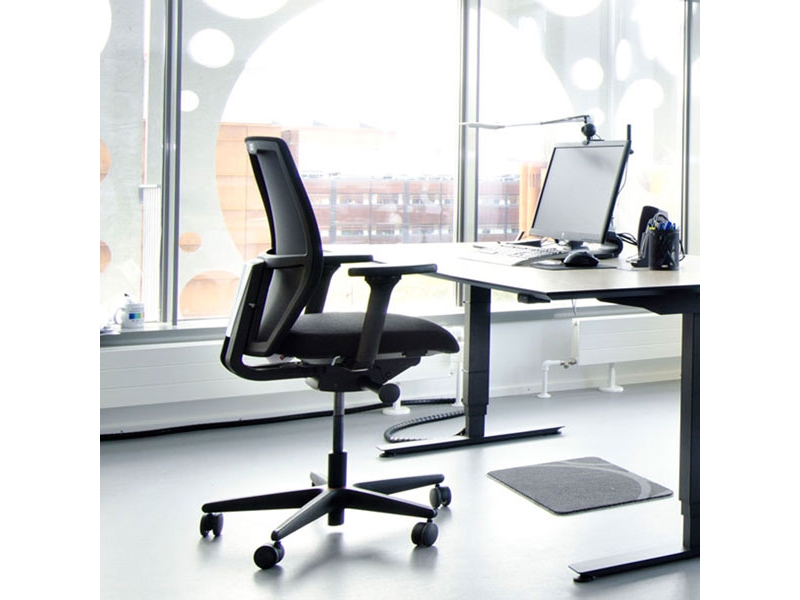 Kontorsstol Savo Soul Mesh50 Klädd sits Svart 2D armstöd nackstöd | Möbler - Stolar & Stolmattor - Kontorsstolar | GameStuff