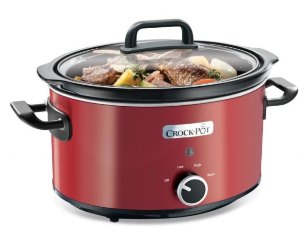 Crock-Pot Scv400rd, 210 - 230 V, Drehregler, Schwarz, Rot, Glas, Keramik