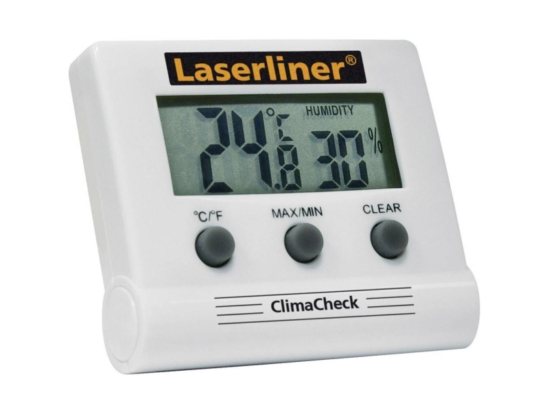 Laserliner ClimaCheck, Digital, AAA, 1,5 V, 66 mm, 17 mm, 57 mm | Ventilation & Klimat - Annan ventilation och klimat - Luftfuktighetsmätare | GameStuff