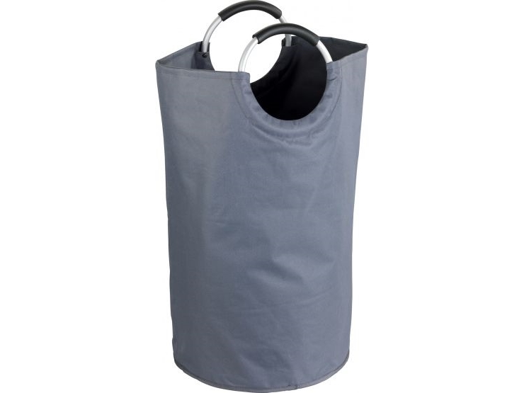 Wäschekorb Wenko Jumbo 69 Liter 38 X 72 Cm Anthrazit Polyester