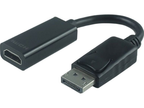 Premiumcord Adapterkabel Displayport - Hdmi Male/Female, Unterstützt 3D, 4K*2K@60Hz