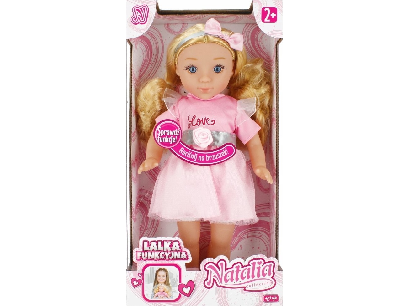Artyk Functional Natalia Doll 36 Cm