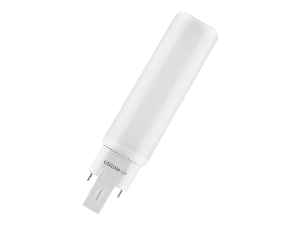 Osram Dulux - Led-Glühlampe - Form: Röhrenförmig - Mattiert - G24q-2 - 7 W (Entspricht 18 W) - Klasse E - Kaltweißes Licht - 4000 K