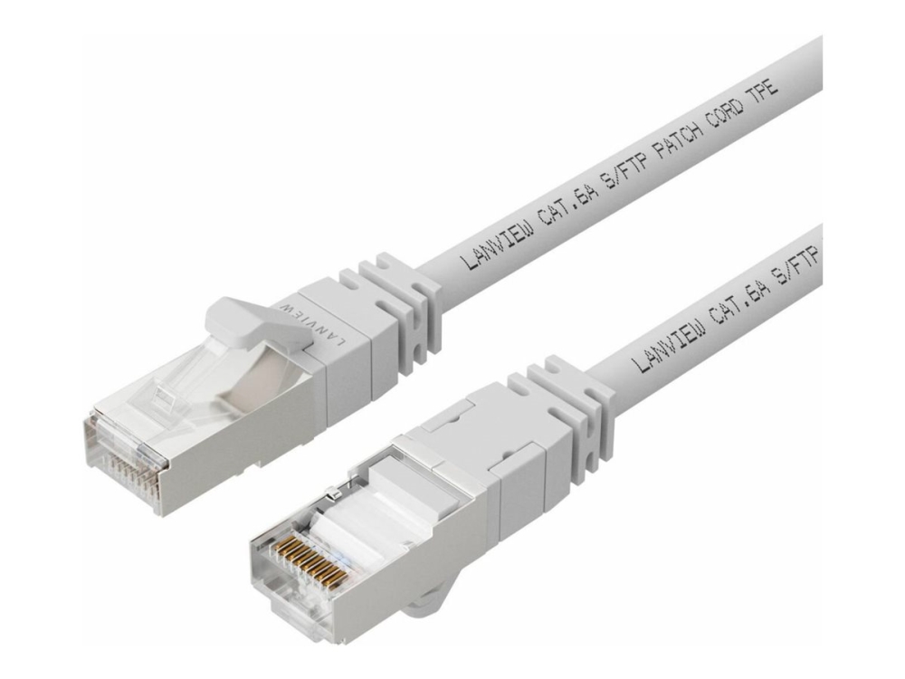 Lanview Lv-Sftp6a15w, 15 M, Cat6a, S/Ftp (S-Stp), Rj-45, Rj-45, Weiß