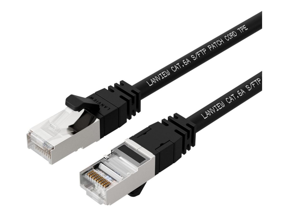 Lanview Smartclick - Netzwerkkabel - Rj-45 (Stecker) Zu Rj-45 (Stecker) - 30 M - 5 Mm - S/Ftp - Cat 6A - Halogenfrei, Vergossen, Knickfrei, 10 Gigabi