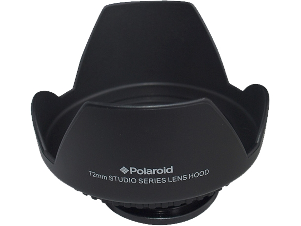 Polaroid Lens Hood Screw-On 58mm, 5,8 cm, Kronblad, Sort, 0 g