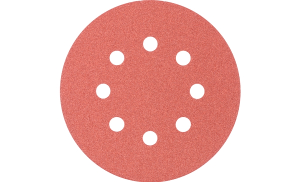 Pferd Hook And Loop -Backed Abrasive Discs Paper, 12,5 Cm, 25 Stk
