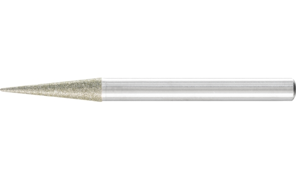 Pferd Diamond Grinding Points Conical Pointed Shape, 6 Mm, 1 Stk