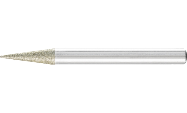 Pferd Diamond Grinding Points Conical Pointed Shape, 6 Mm, 1 Stk