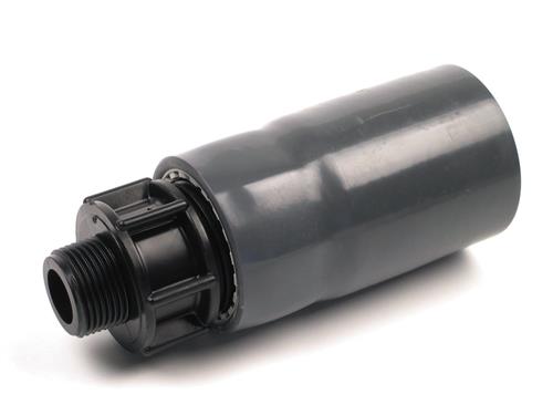 Plastmurkobling 32X3/4" Kan Anvendes På Ø63 Mm Indføringsbøjning.