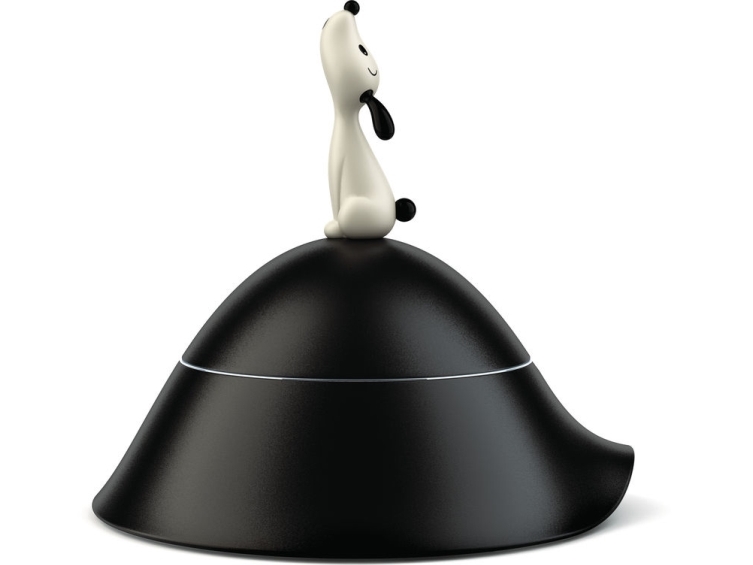 Alessi Alessi Dog Bowl Lula Black Ammi19 B