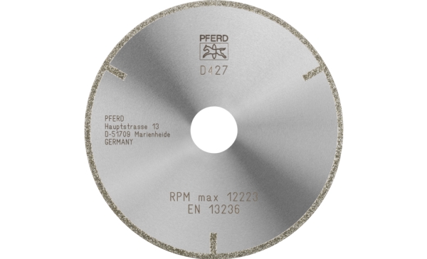 Pferd Diamond Cut-Off Wheels Shape 1A1r Gag, Stål