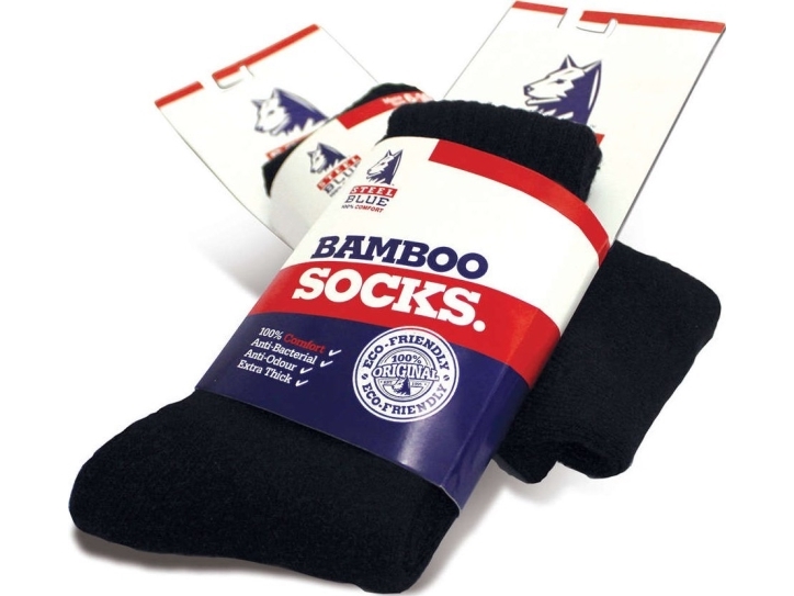 Steel Blue Bambus strømper 40/45 (6-10) | Kläder & Säkerhet - Arbetskläder - Strumpor | GameStuff