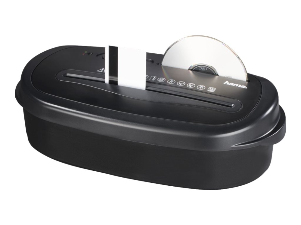 Hama Home X12CD - Dokumentförstörare - tvärkapning/remskapning - 4 x 40 mm - P-4, T-4, E-3 | Skrivare - Skrivartillbehör | GameStuff