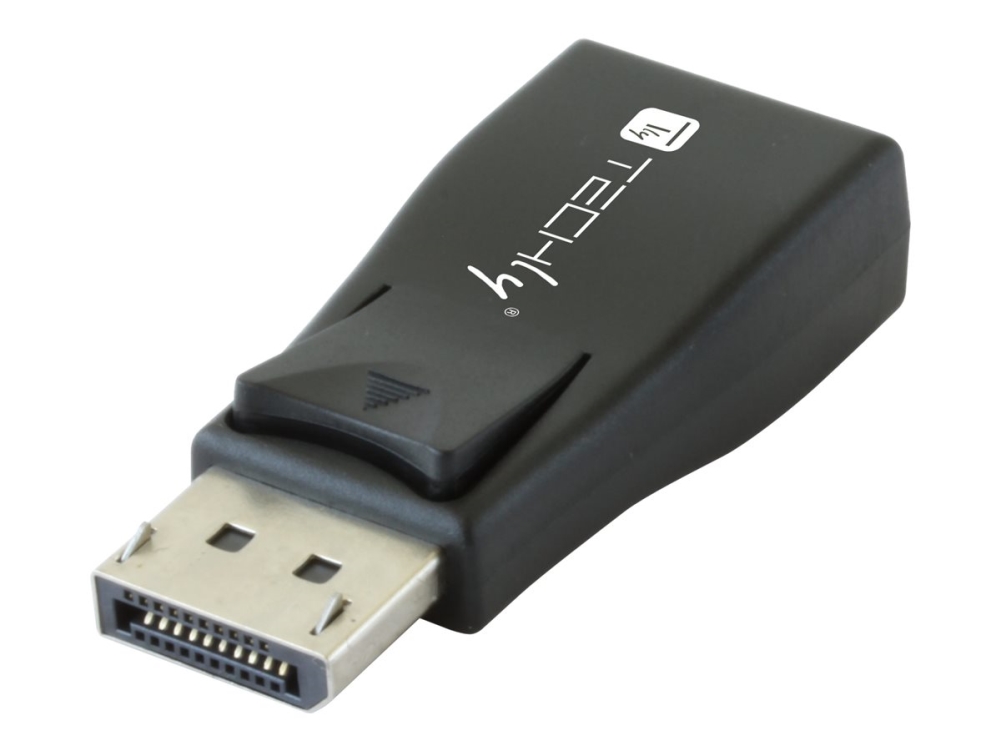 Techly - Video Transformer - Vga - Displayport - Sort