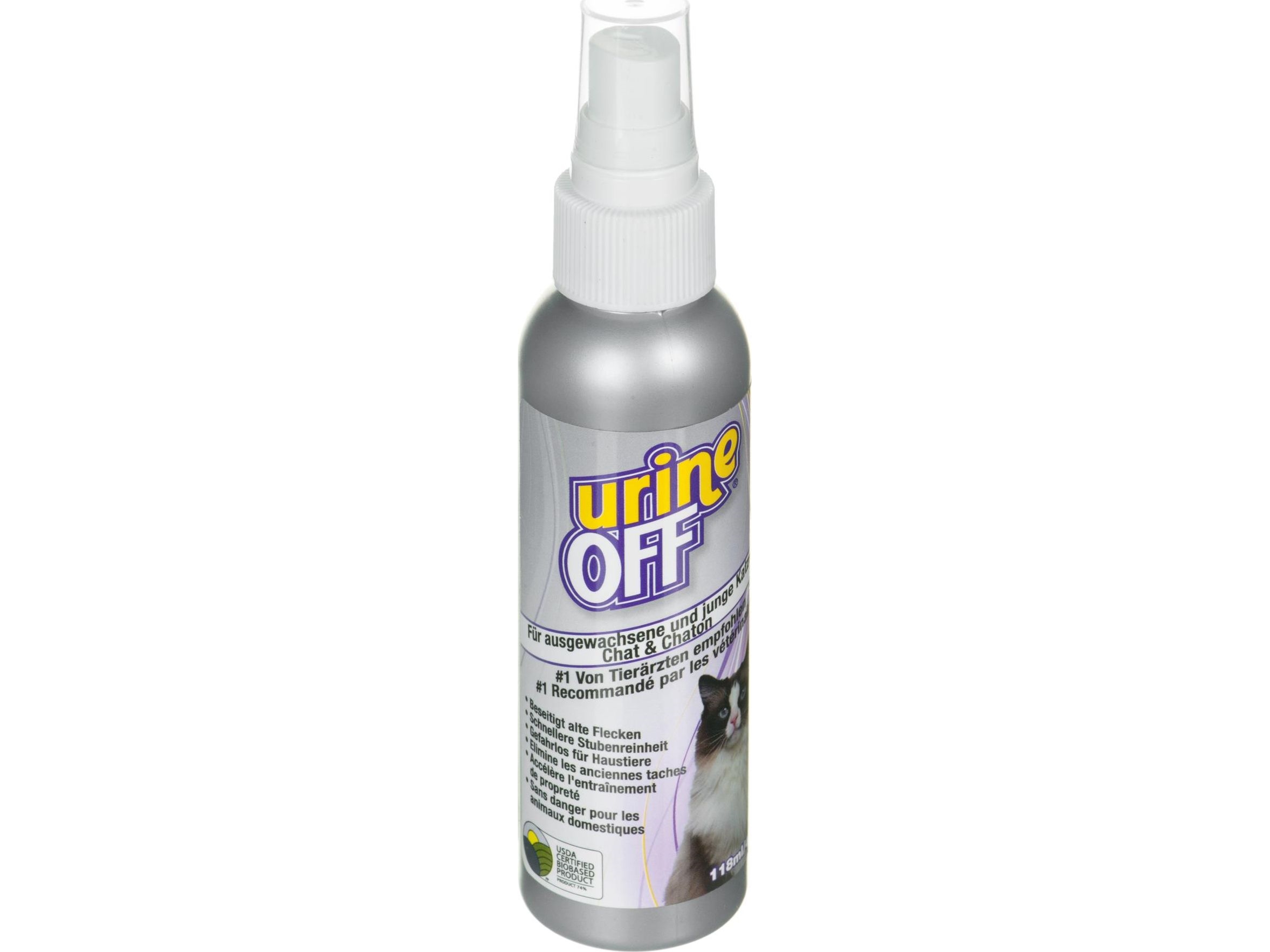Urine Off Spray Til Fjernelse Af Urinpletter Urineoff Urine Off Cats And Kittens (118 Ml )
