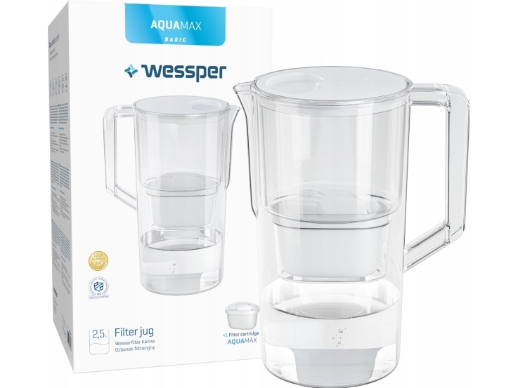 Wessper AquaMax Basic filterkande hvid