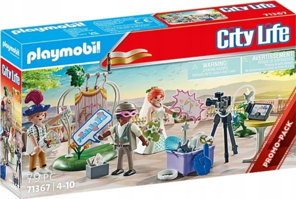 Playmobil City Life Hochzeits Fotobox, 4 Jahr(E), Mehrfarbig