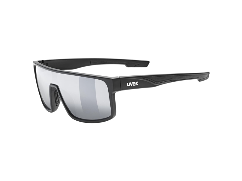 Uvex Lgl 51, Multisport Briller, Fuld Kant, Sort, Sort, Sølv