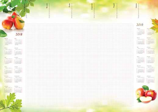 Bureaukratisk Kalender Med Strimmel Pærer