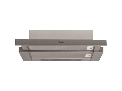 Whirlpool AKR 749/1 IX - Hætte - teleskopisk - bredde: 59.8 cm - dybde: 30 cm - udtrækning og gencirkulation (med ekstra ekstrationssæt)