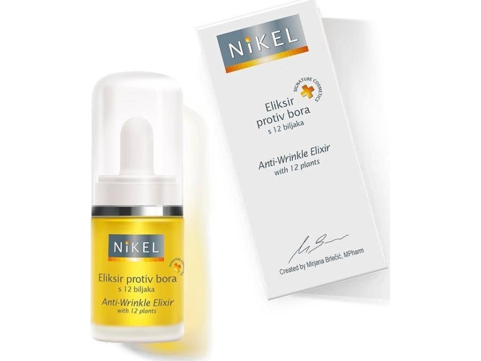 Nikel Nikel, Anti-Rynke-Eliksir Med 12 Planter Intensive Care, 15 Ml
