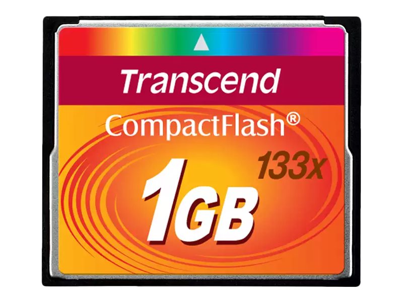 Transcend - Flashhukommelseskort - 1 Gb - 133X - Compactflash
