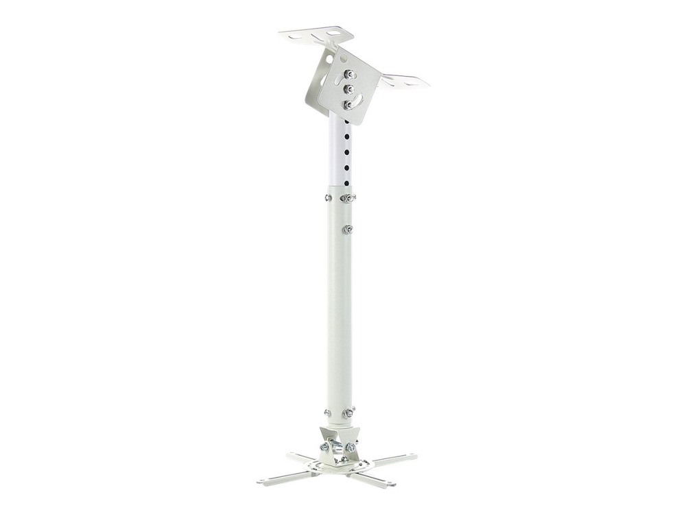 ART P-107W - Konsol - för projektor - metall - puderbelagt vit - takmonterbar | TV, Ljud & Bild - Projektor og Projektorduk - Projektorstativ & fästen | GameStuff