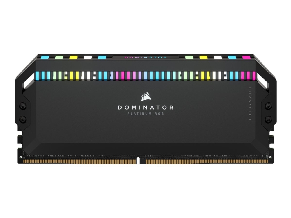 Corsair Dominator Platinum Rgb - Ddr5 - Sæt - 32 Gb: 2 X 16 Gb - Dimm 288-Pin - 4800 Mt/S / Pc5-38400 - Cl32 - 1.1 V - Sort
